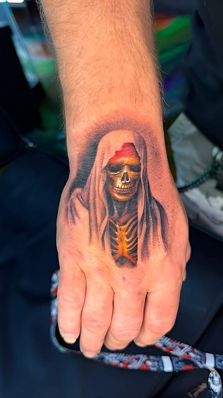 Tattoo on a limb Hollywood